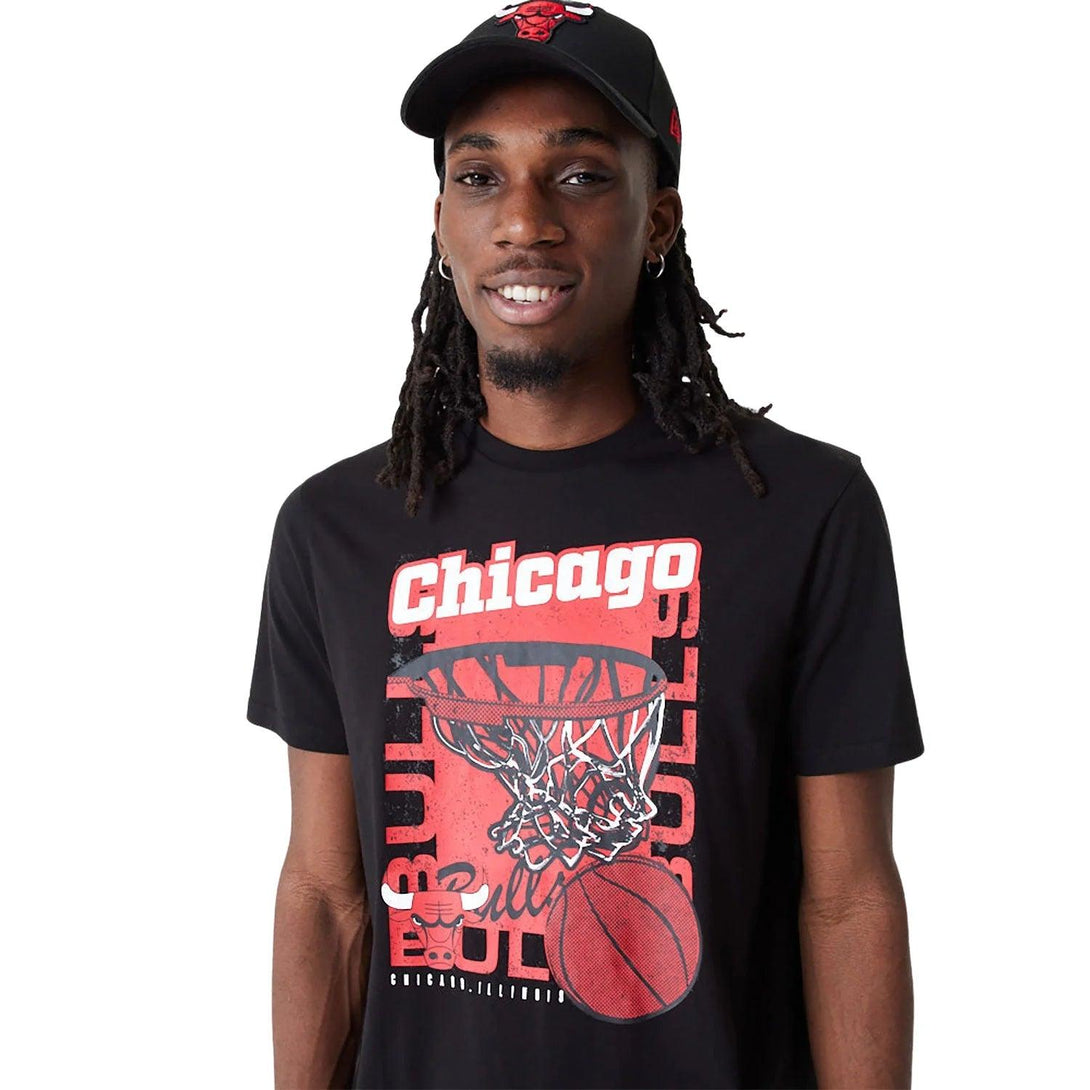 New Era Chicago Bulls NBA Basketball Graphic Black póló - Sportmania.hu