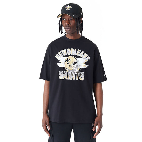 New Era New Orleans Saints NFL Black Oversized póló