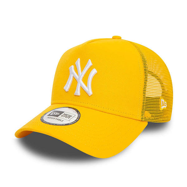 New York Yankees League Essential Yellow A-Frame trucker sapka