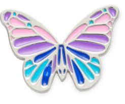 Multi Purple Butterfly
