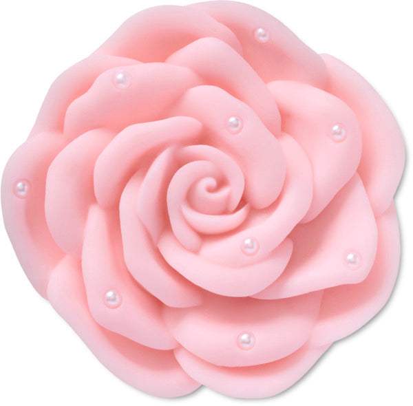 Pink Rose With Pearls