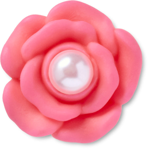 Pink Flower With Pearl Center