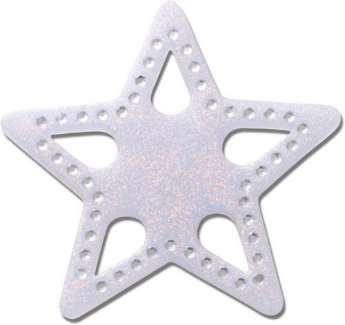 Mega Blue Glittery Star