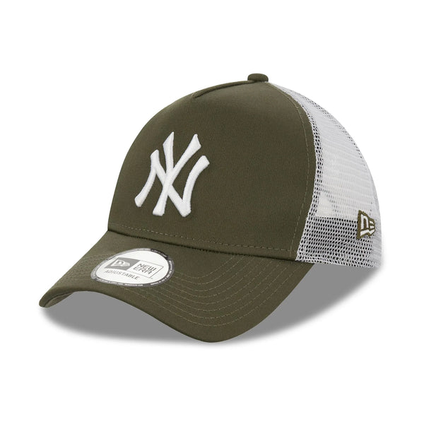 New Era New York Yankees Khaki A-Frame Trucker sapka