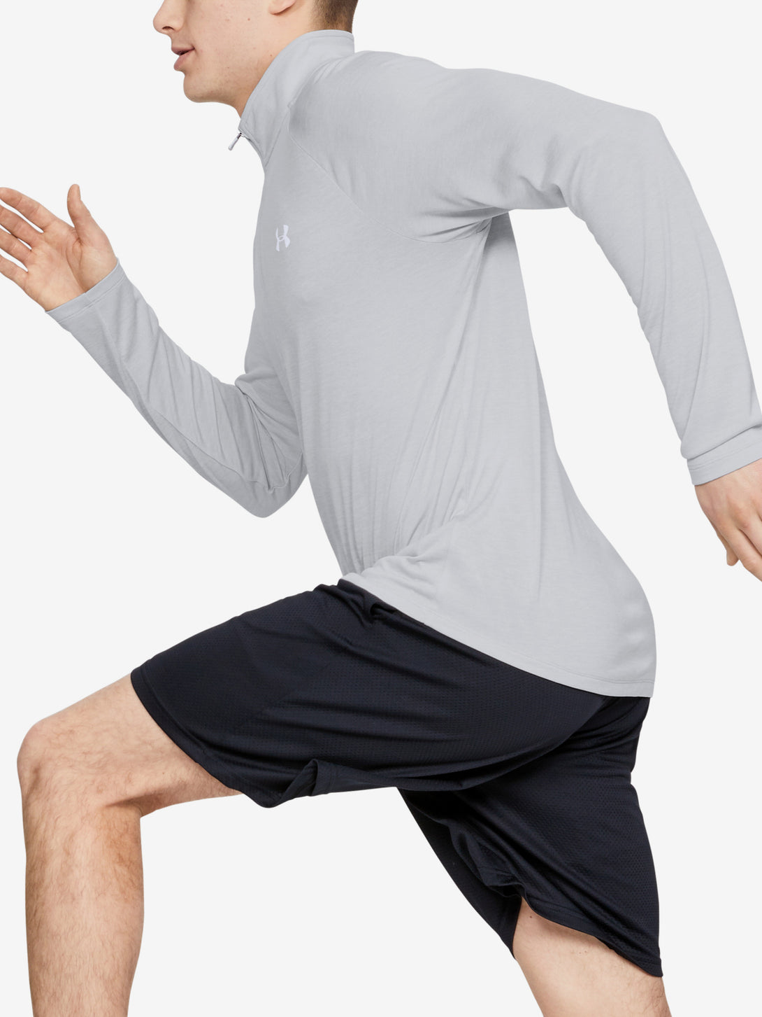 Under Armour Férfi póló Tech 2.0 1/2 Zip Hosszú ujjú póló