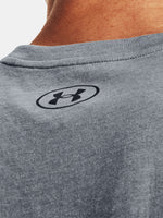 Férfi atléta Under Armour UA LEFT CHEST CUT OFF TANK-GRY
