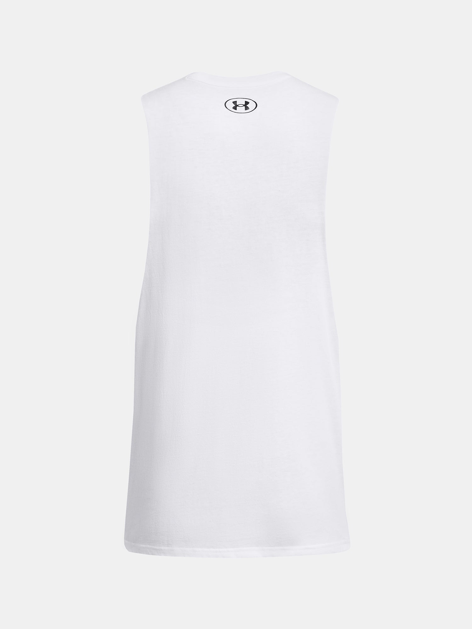 Férfi atléta Under Armour UA LEFT CHEST CUT OFF TANK-WHT