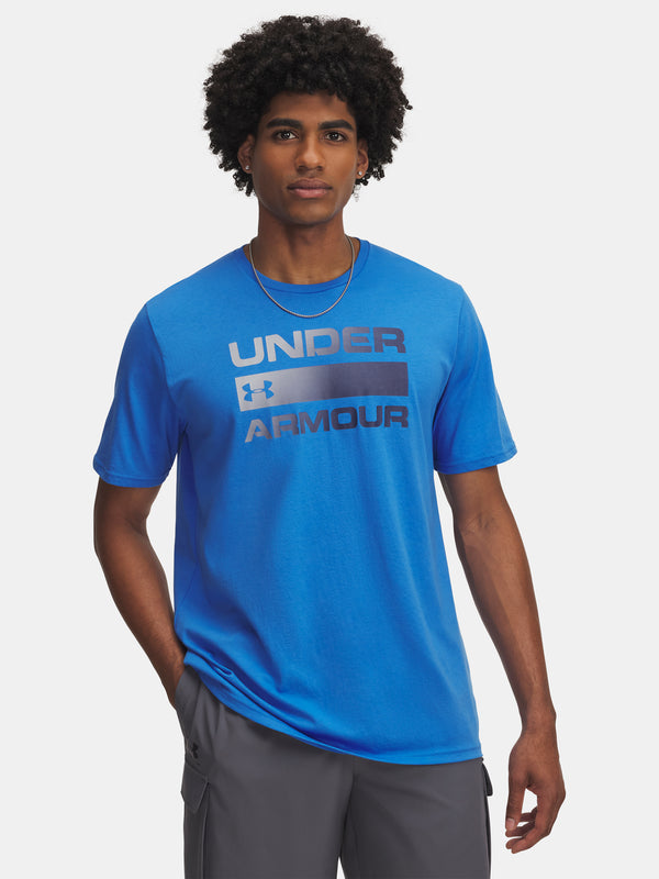 Under Armour Férfi póló UA TEAM ISSUE WORDMARK SS-BLU Póló