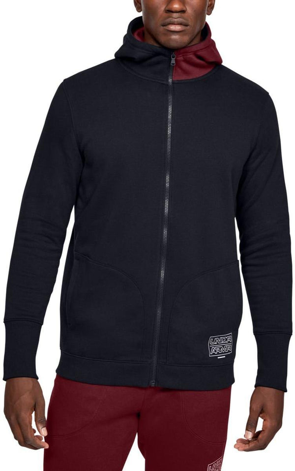 Under Armour Armor Baseline Fleece FZ Hoodie M 1343006-002 Kapucnis pulóver