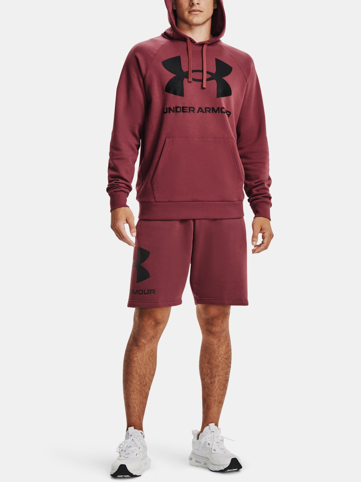Férfi pulóver Under Armour Rival Fleece Big Logo HD