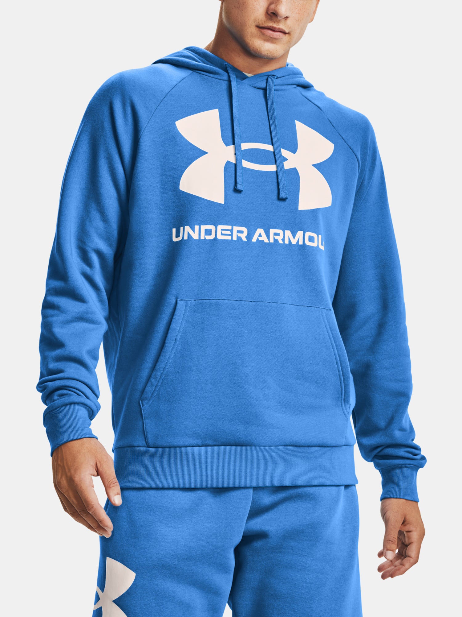 Férfi pulóver Under Armour Rival Fleece Big Logo HD