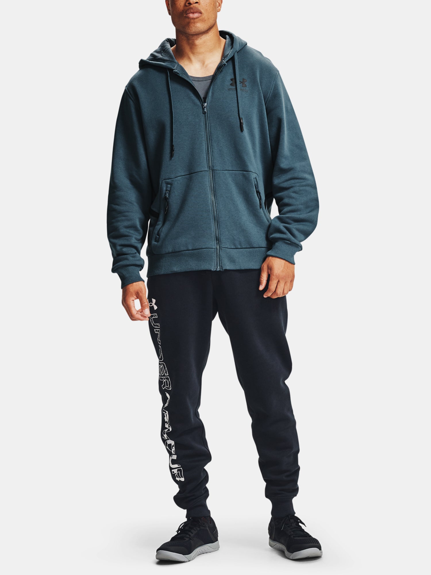 Férfi Under Armour Rival Fleece AMP FZ HD kapucnis felsõ