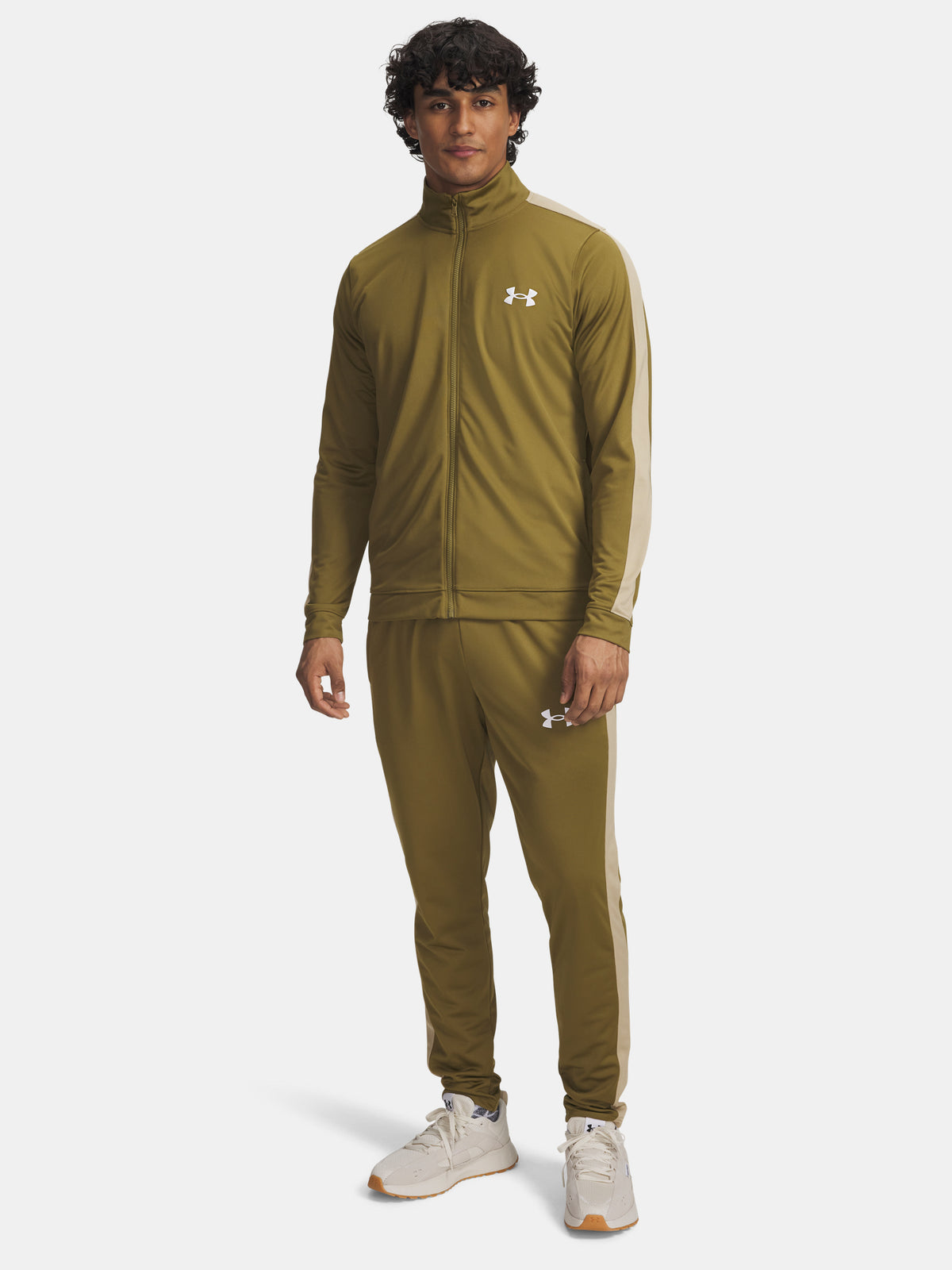 Under Armour Férfi UA Rival Knit Track Suit-GRN szett Melegítő
