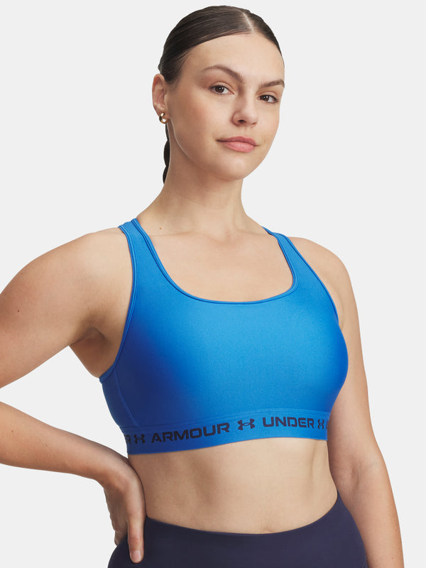 Under Armour Nõi Crossback Mid Bra-BLU melltartó Sportmelltartó
