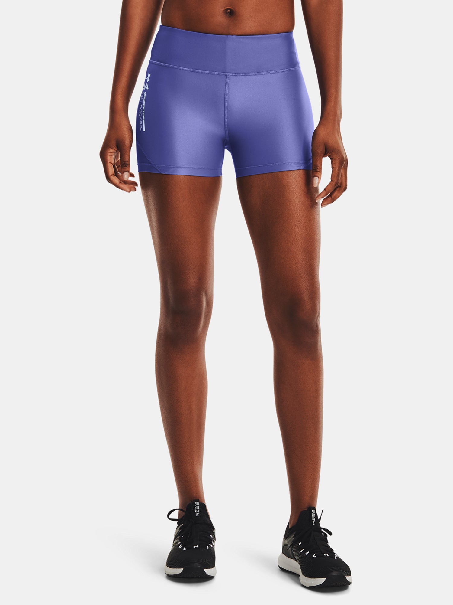 Under Armour Nõi HG Iso Chill Shorty kompressziós Short lila