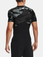 Férfi Under Armour HG Isochill Comp Print SS kompressziós póló