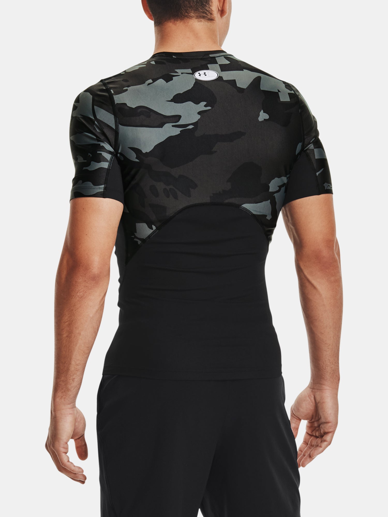 Férfi Under Armour HG Isochill Comp Print SS kompressziós póló