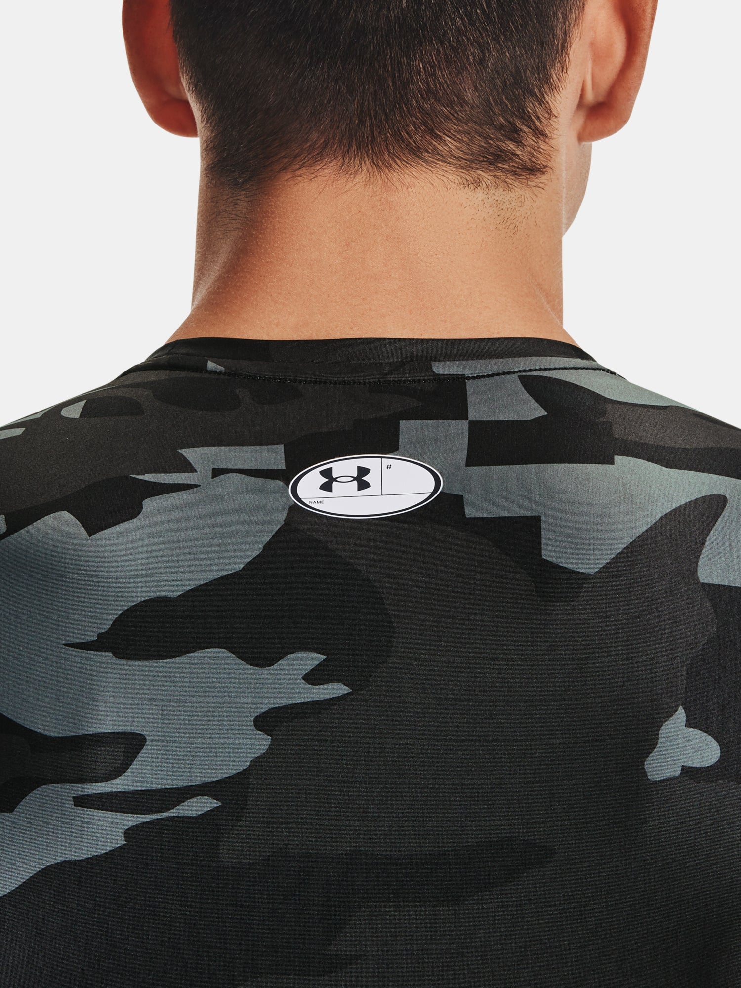 Férfi Under Armour HG Isochill Comp Print SS kompressziós póló