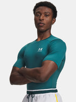 Férfi póló Under Armour UA HG Armour Comp SS-GRN