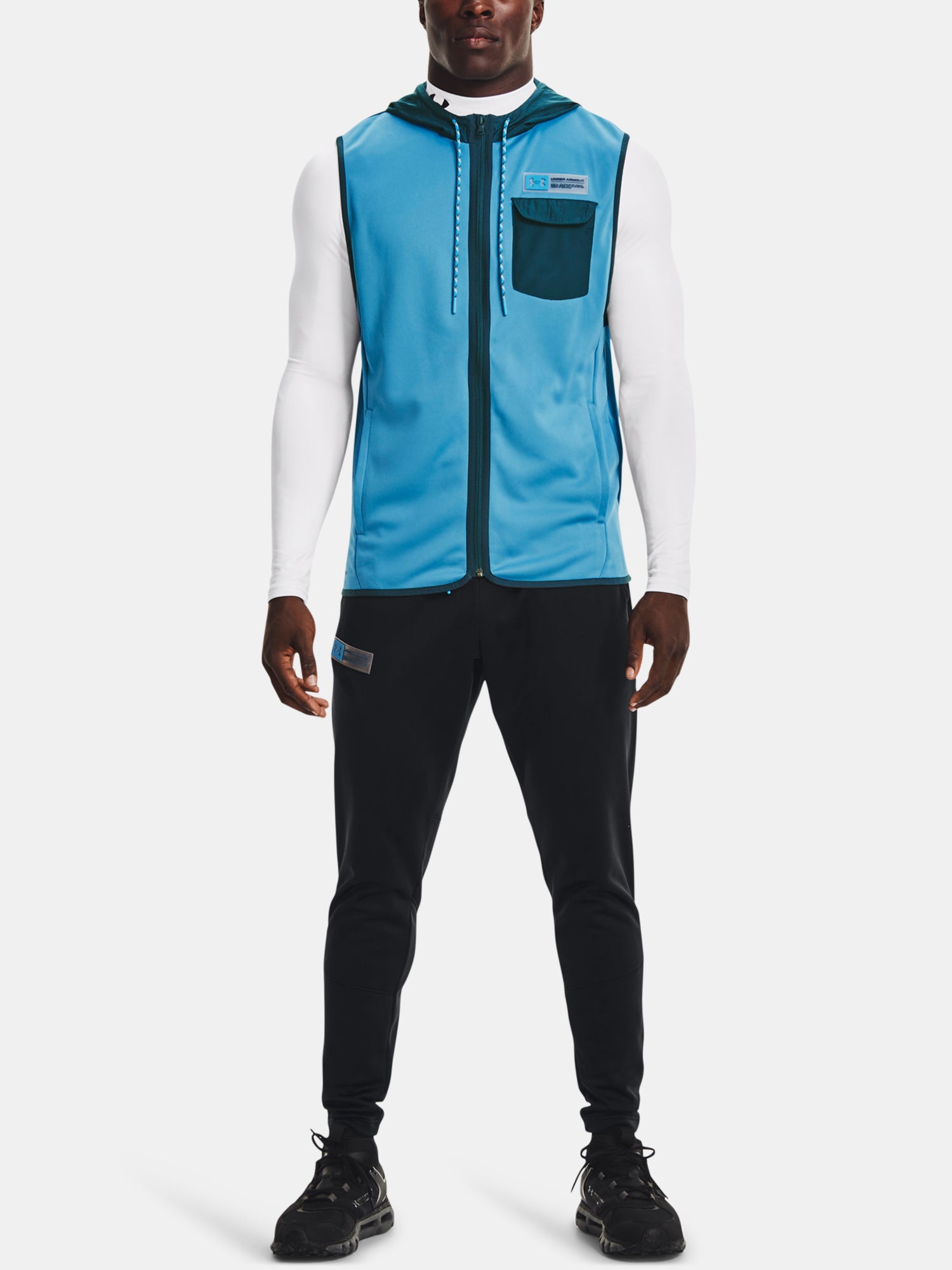 Férfi mellény Under Armour UA AF STORM HOODED VEST