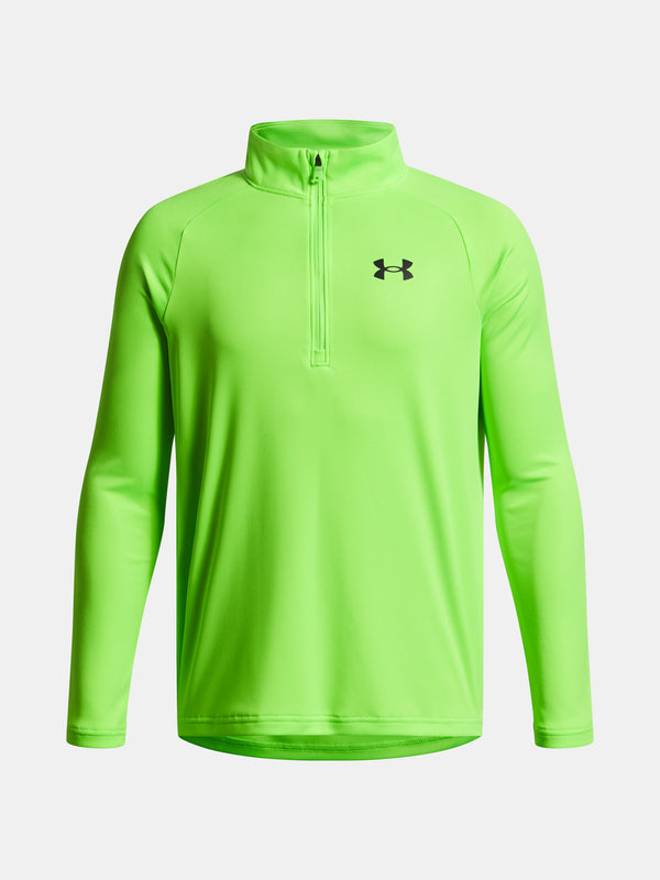 Under Armour Fiú póló UA Tech 2.0 1/2 Zip-GRN Pulóver