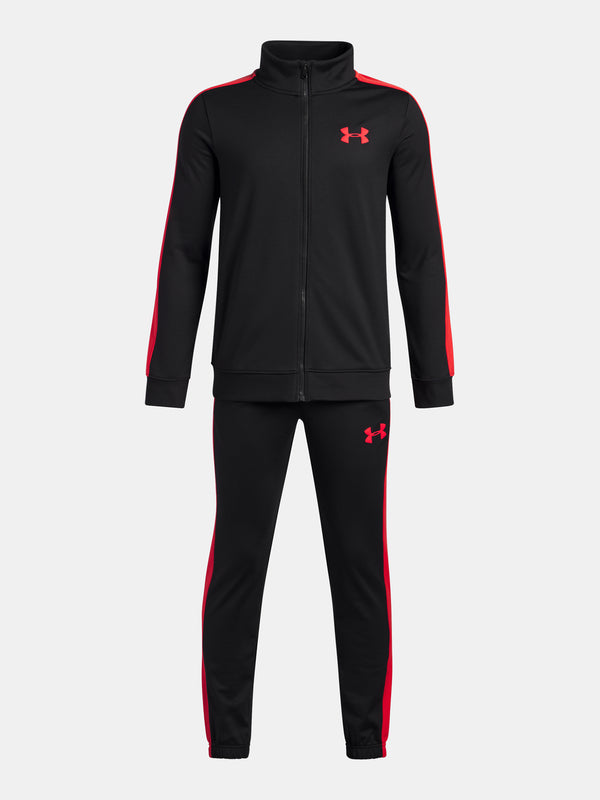 Under Armour Fiú szett UA Rival Knit Track Suit-BLK Melegítő