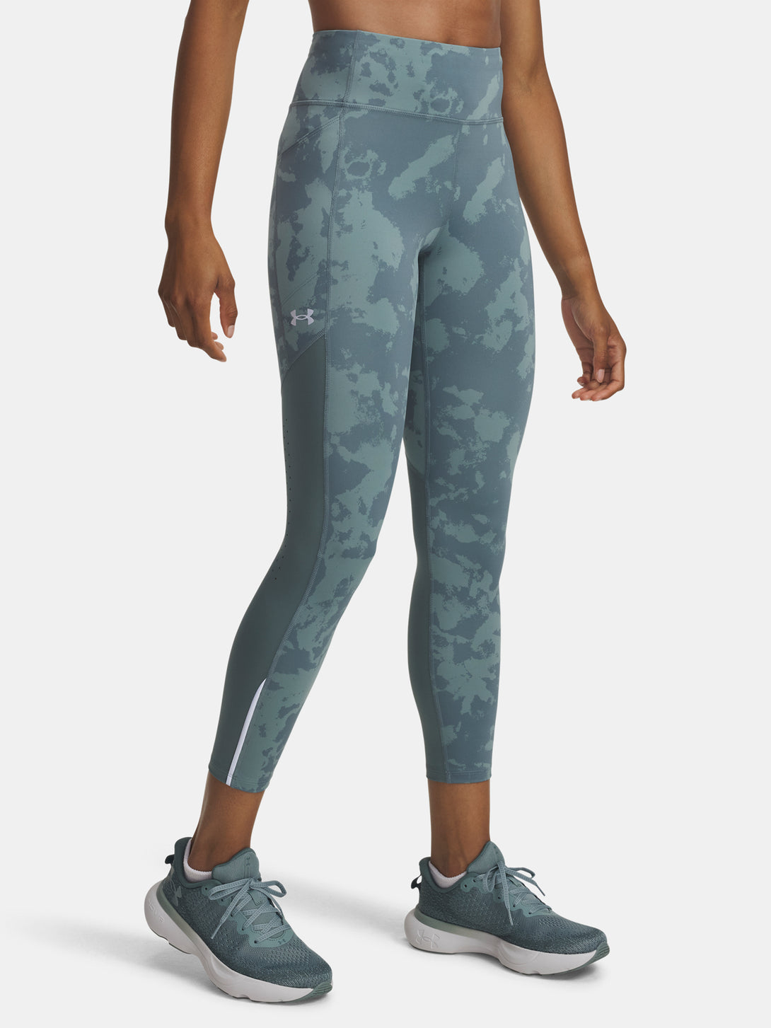 Under Armour Nõi leggings UA Launch Ankle Print Tights-BLU Leggings