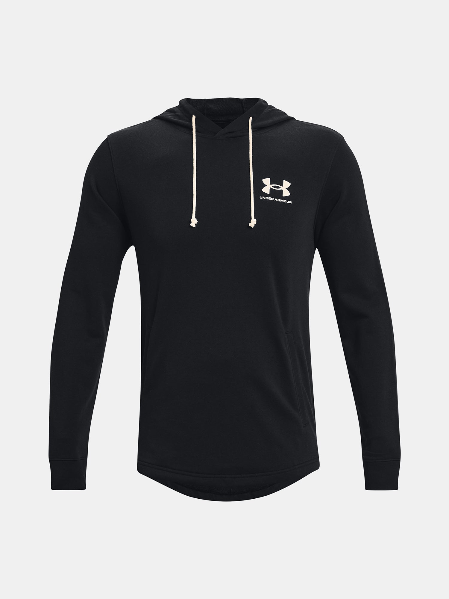 Under Armour Férfi pulóver kapucnival UA RIVAL TERRY LC HD Pulóver fekete