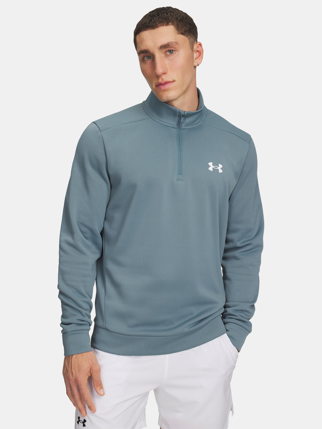 Under Armour Férfi pulóver UA Armour Fleece 1/4 Zip-BLU Pulóver