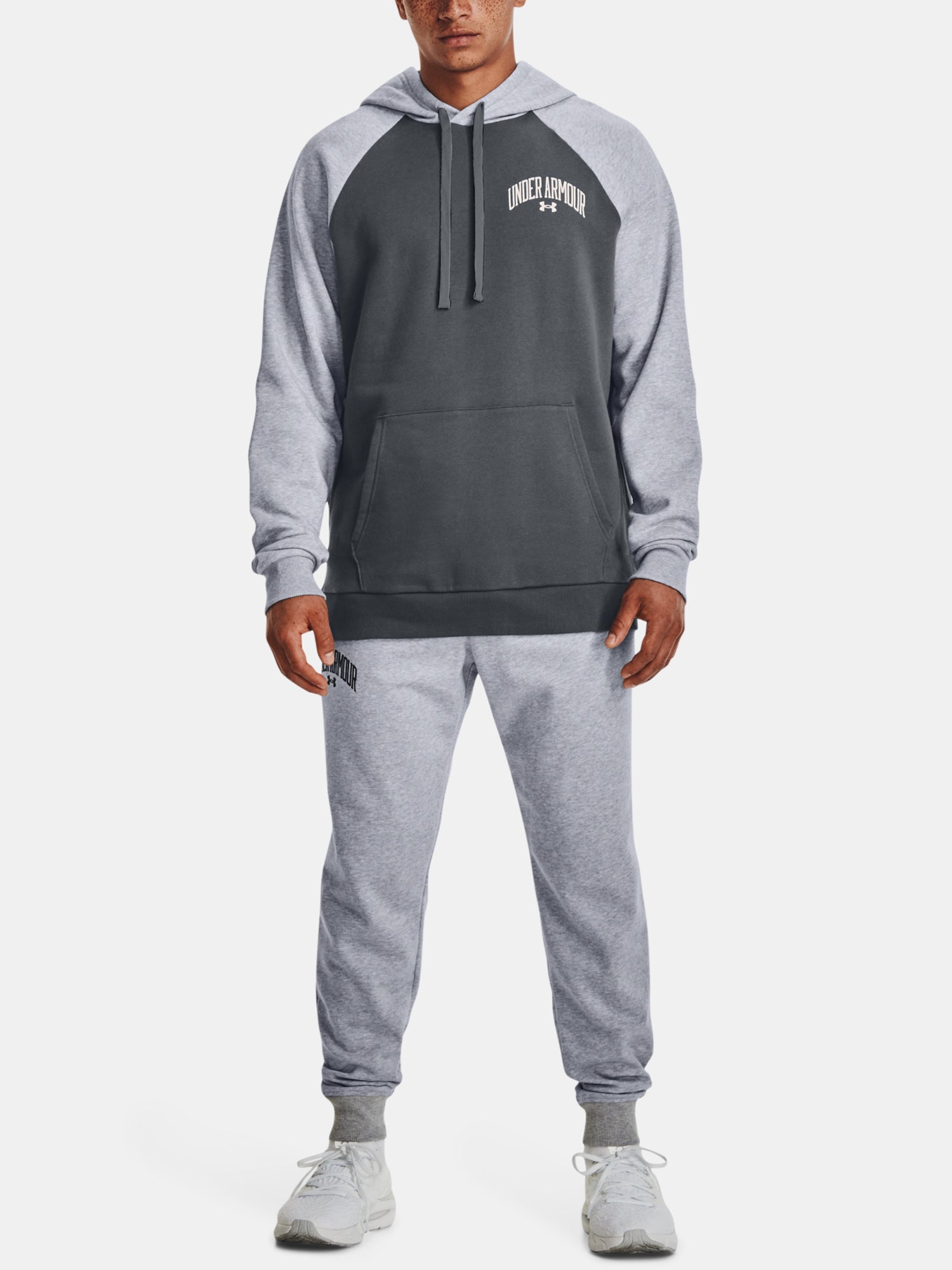 Férfi pulóver Under Armour UA Rival WM Colorblock HD