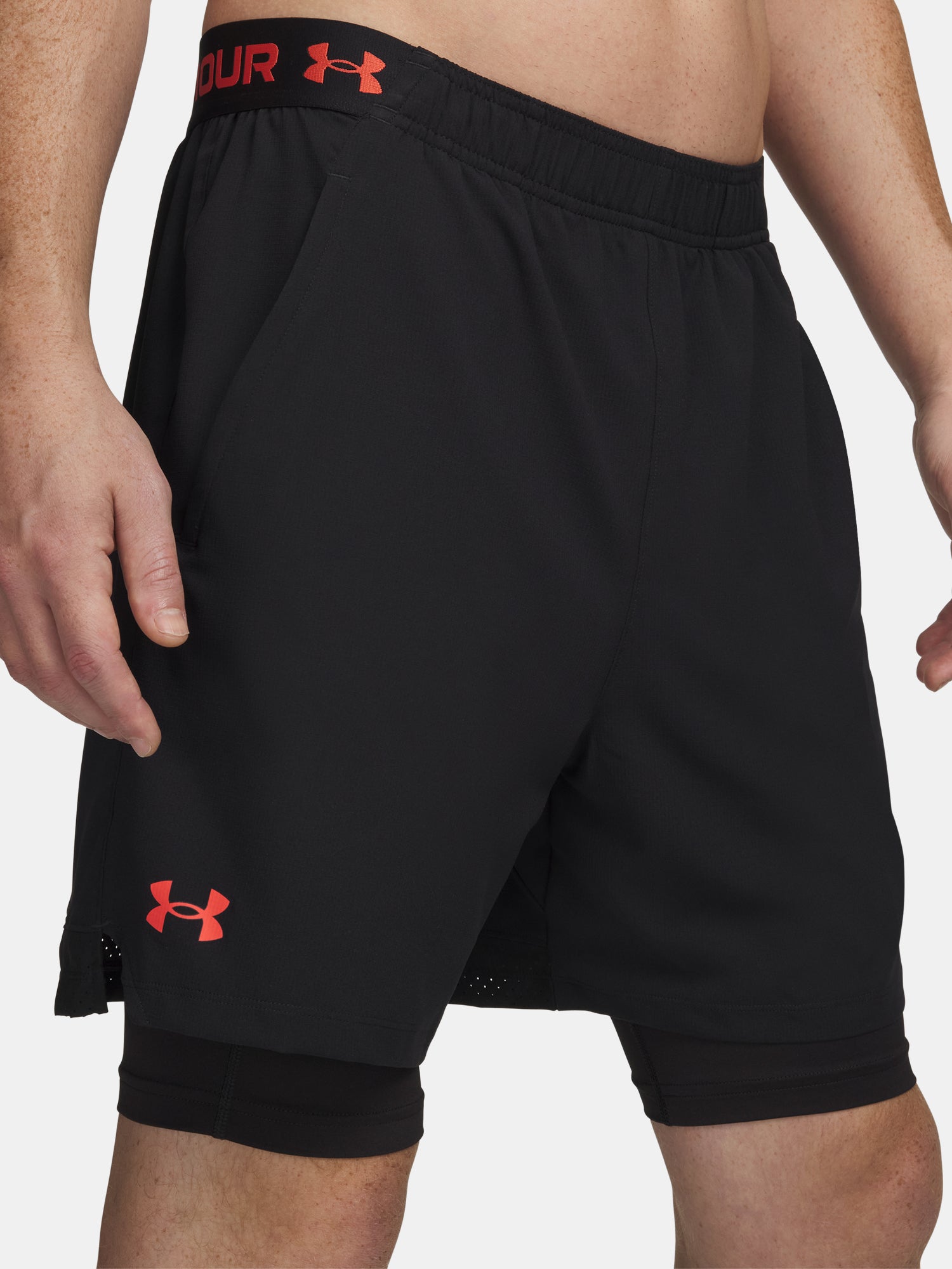 Férfi rövidnadrág Under Armour UA Vanish Woven 2in1 Sts-BLK