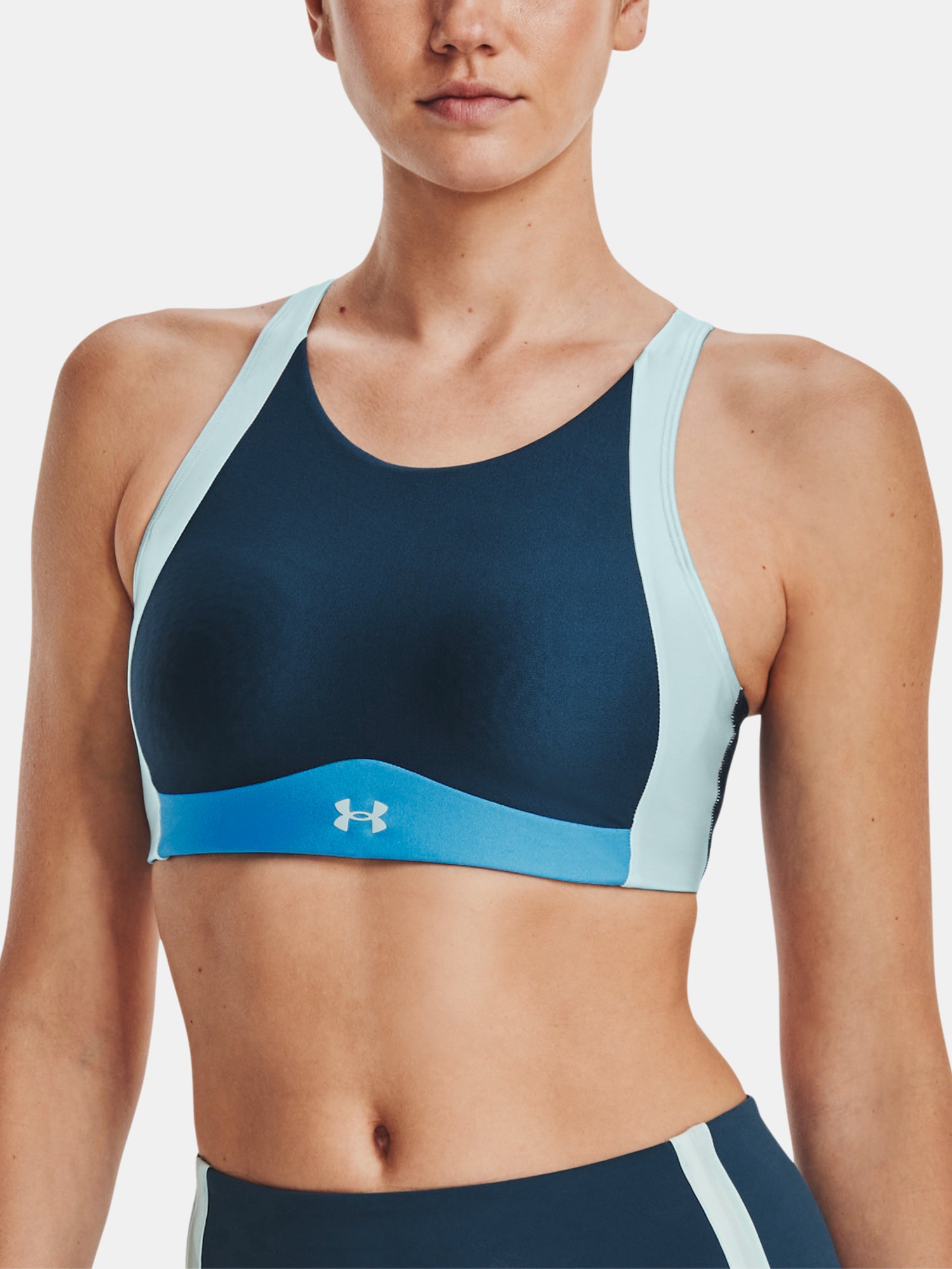 Nõi Under Armour UA Infinity Mid High Neck Shine melltartó