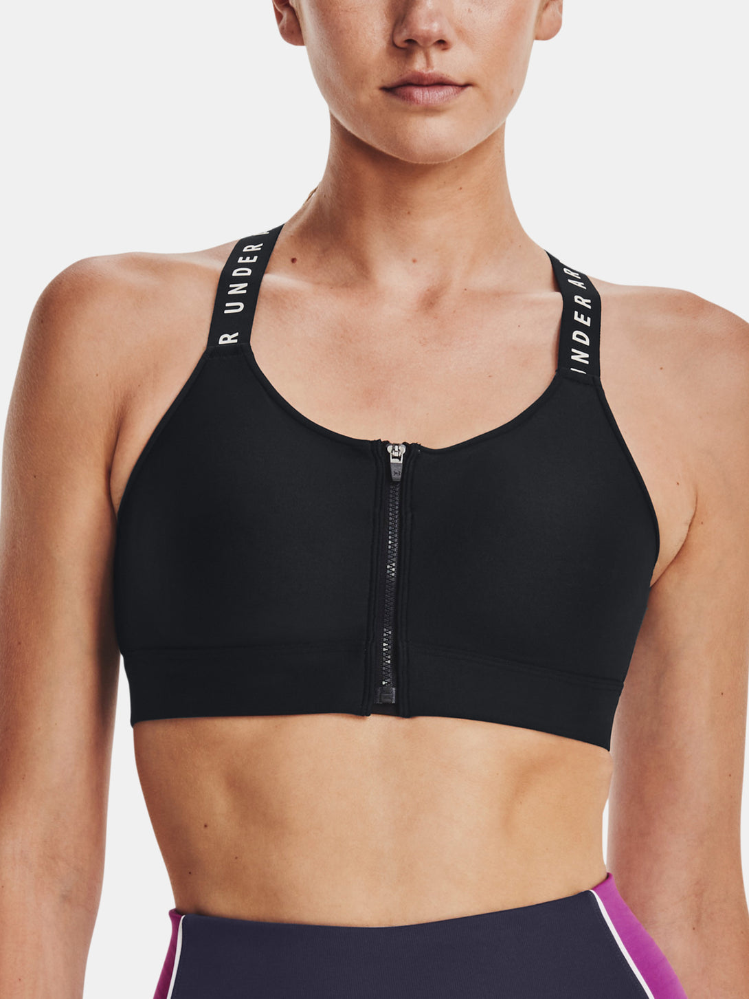 Under Armour Nõi melltartó UA Infinity High Bra Zip Sportmelltartó