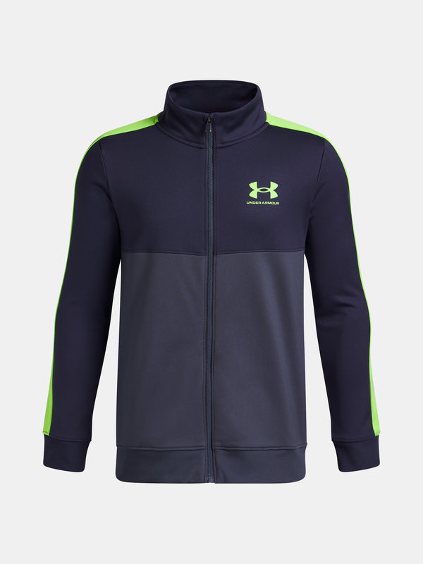 Under Armour Fiú szett UA Rival CB Knit Track Suit-GRY Kapucnis pulóver 