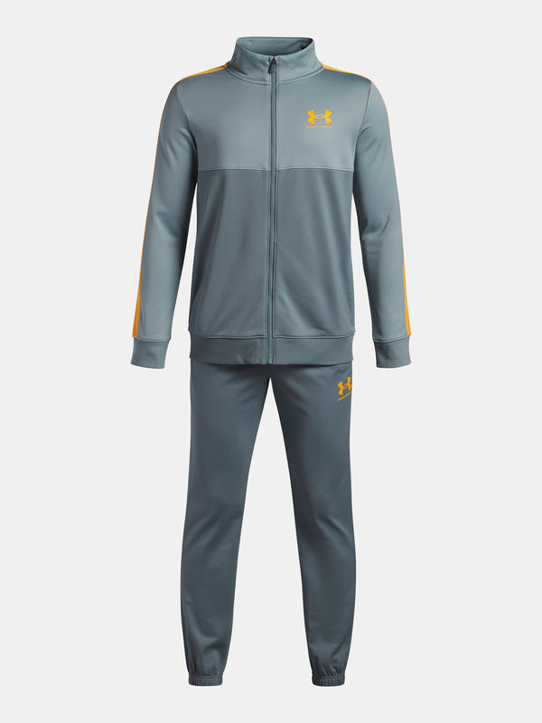 Under Armour Fiú szett UA Rival CB Knit Track Suit-BLU Melegítő