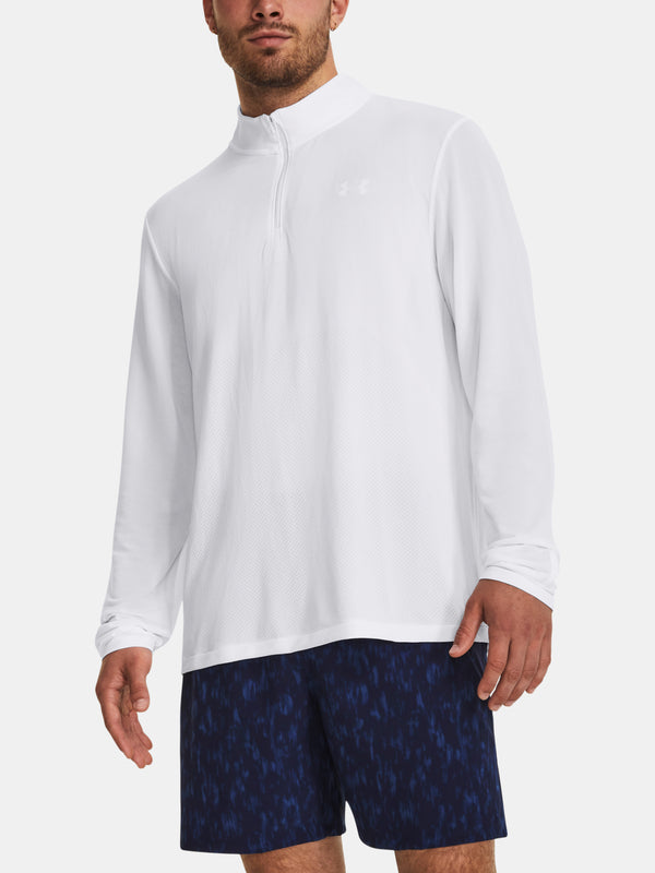 Under Armour Férfi UA SEAMLESS STRIDE 1/4 ZIP póló Hosszú ujjú póló