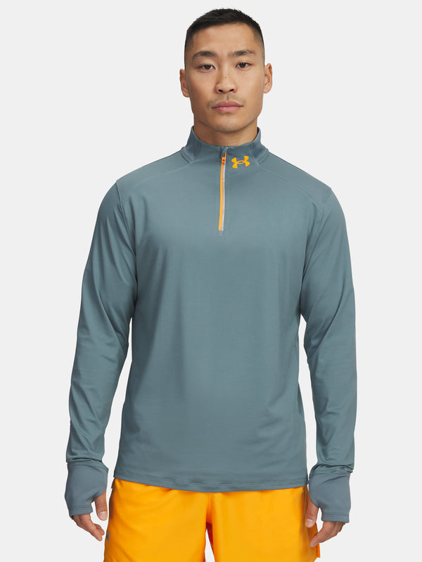 Under Armour Férfi póló UA LAUNCH PRO 1/4 ZIP-BLU Pulóver