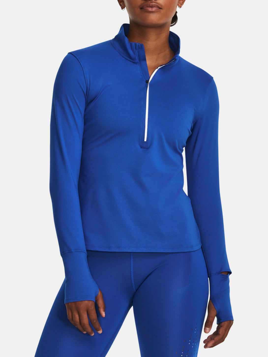 Under Armour Nõi póló UA Qualifier Run 1/2 Zip Hosszú ujjú póló