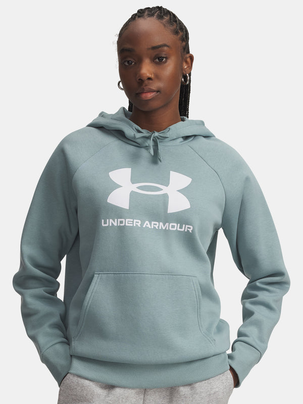 Under Armour Nõi pulóver UA Rival Fleece Big Logo HD-GRN Pulóver