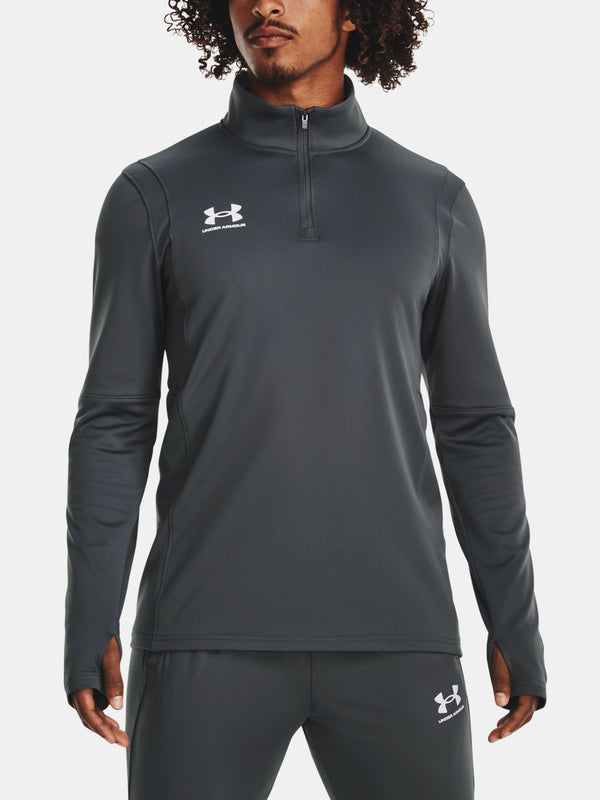 Under Armour Férfi póló UA M\'s Ch. Midlayer-GRY Hosszú ujjú póló