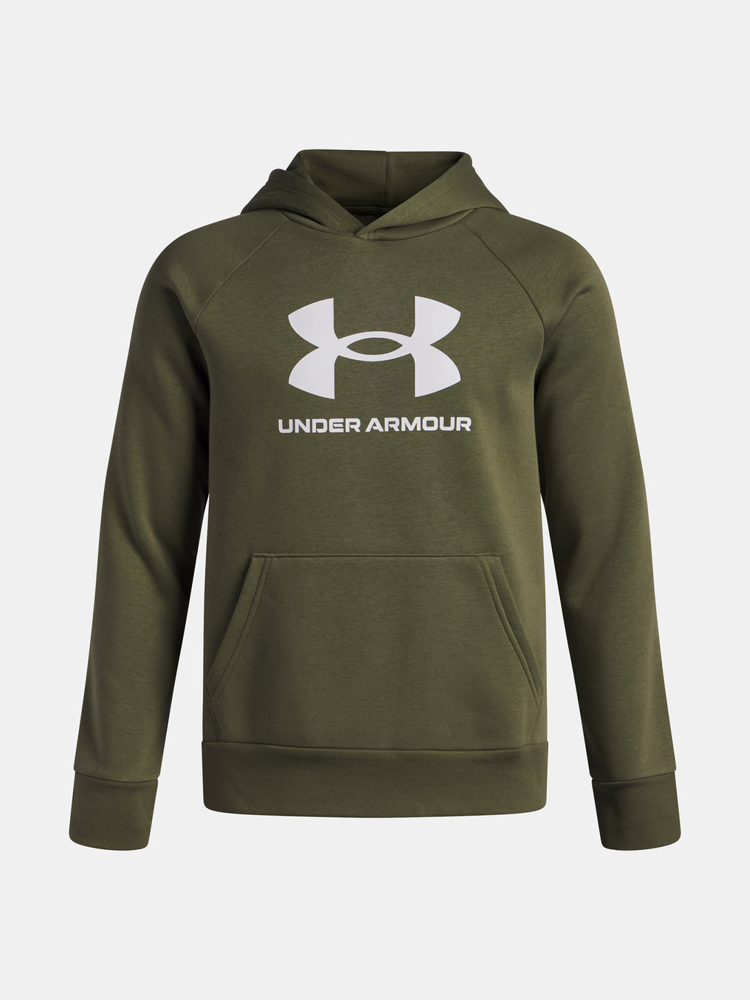 Under Armour Fiú pulóver UA Rival Fleece BL Hoodie-GRN Pulóver