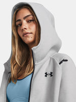 Under Armour Nõi Unstoppable Flc FZ Kapucnis pulóver  szürke