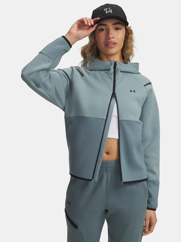 Under Armour Nõi pulóver Unstoppable Fleece FZ-GRN Kapucnis pulóver 