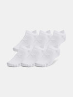 Under Armour Unisex UA Essential No Show (6 pár) Zokni fehér
