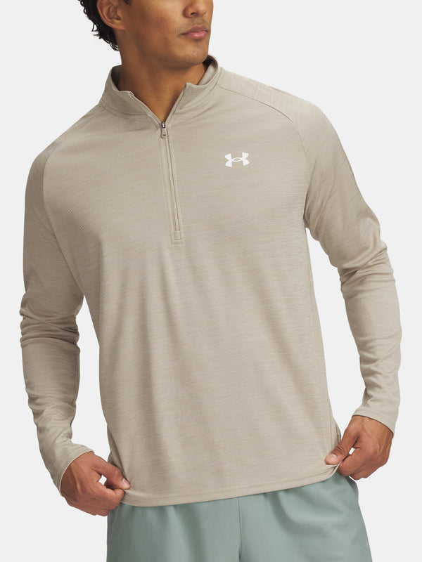 Under Armour Férfi UA Tech Textured 1/2 Zip póló Hosszú ujjú póló