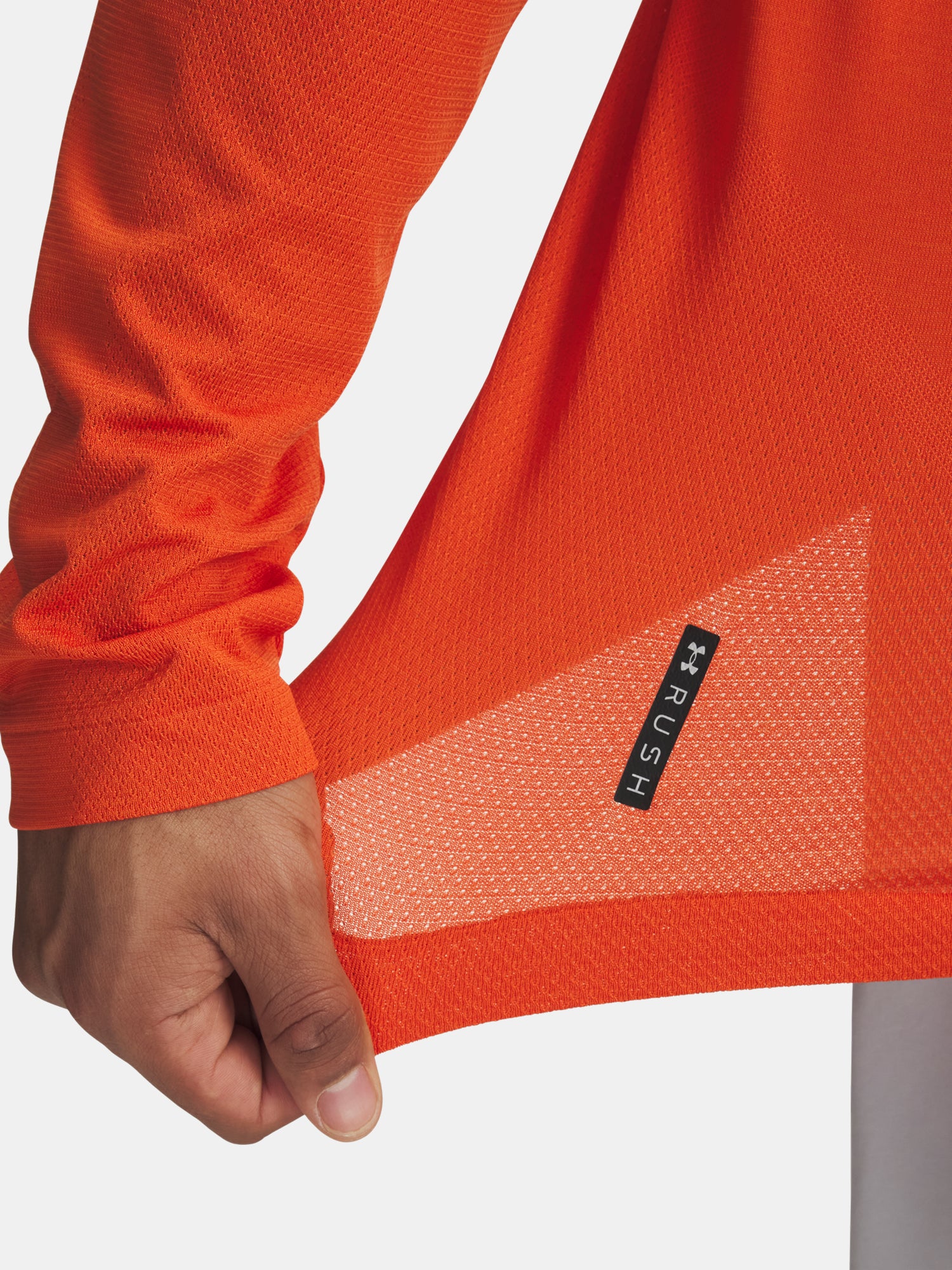 Férfi póló Under Armour Vanish Elite Seamless 1/4 Zp-ORG