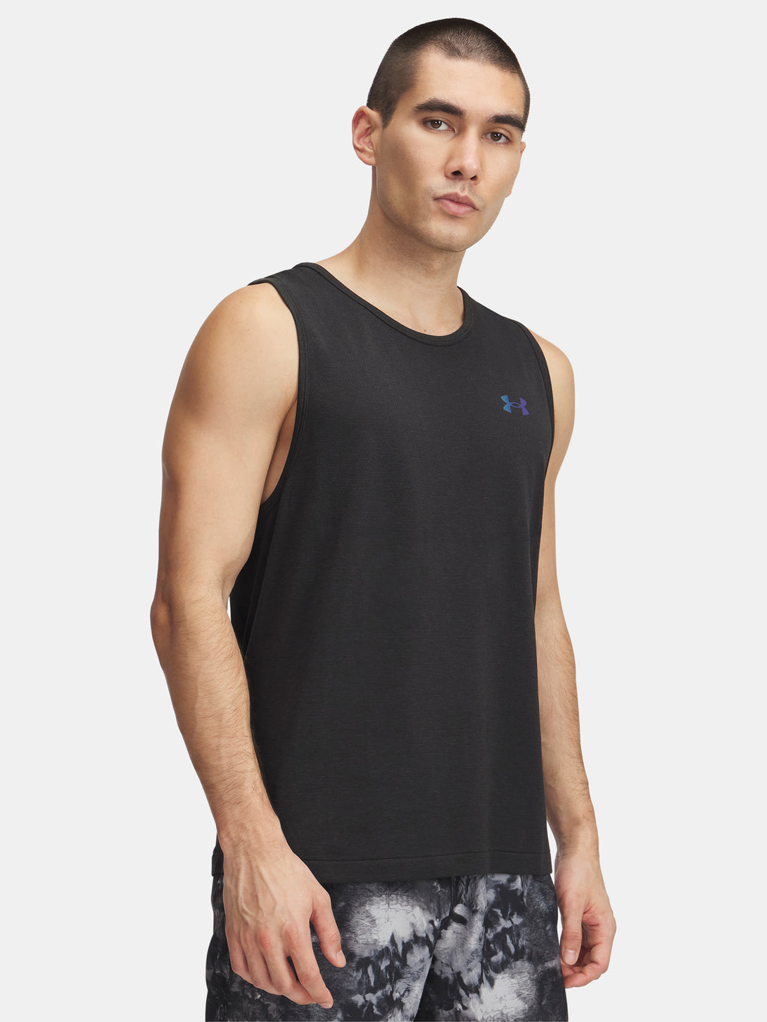 Under Armour Férfi atléta Vanish Elite Seamless Tank-BLK Póló