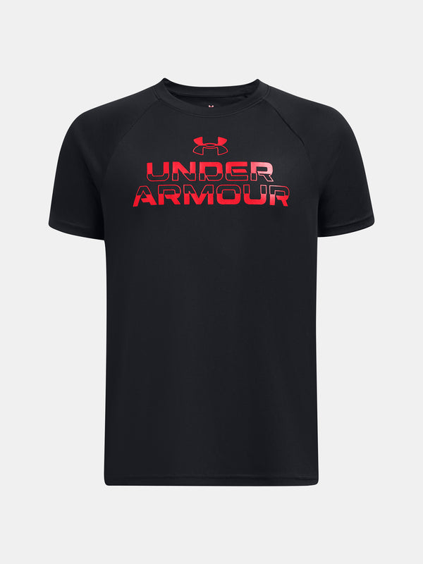 Under Armour Fiú UA Tech Split Wordmark SS póló Póló