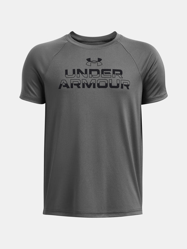 Under Armour Fiú UA Tech Split Wordmark SS póló Póló