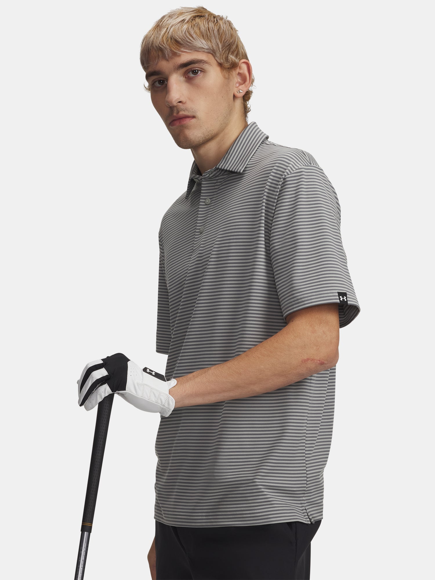 Férfi Under Armour UA Plyoff 3.0 Stripe Polo LB póló
